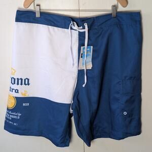 Corona Blue & White Swim Shorts XXL